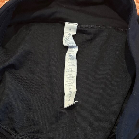 Lululemon Run Times Mid Rise Short II 4" Black Swift Ultra Light Running Shorts - Picture 7 of 10
